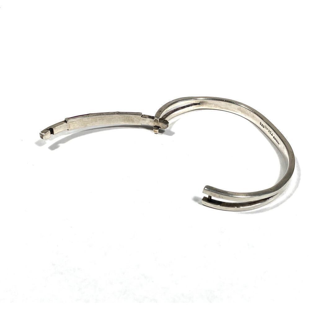 Taxco Mexico 925 Sterling Slver Bracelet TCH-10 6.5” 26.31 art Deco Vintage - Picture 5 of 8